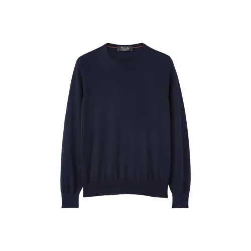Loro Piana FW24 Свитер Мужской Морской Синий