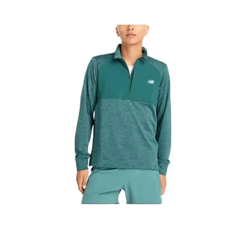 New Balance Heat Grid Рубашка Мужская Новая Ель