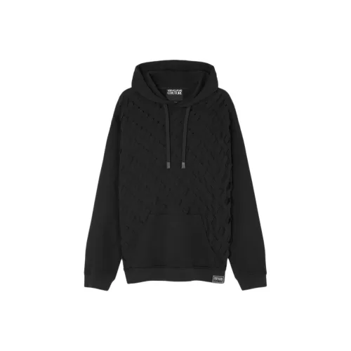 VERSACE Мужские черные свитшоты