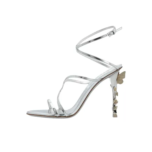 SOPHIA WEBSTER One Ремень Сандалии 12 см Женские Серебряные