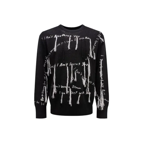 NATASHA ZINKO Свитер Мужской Черный