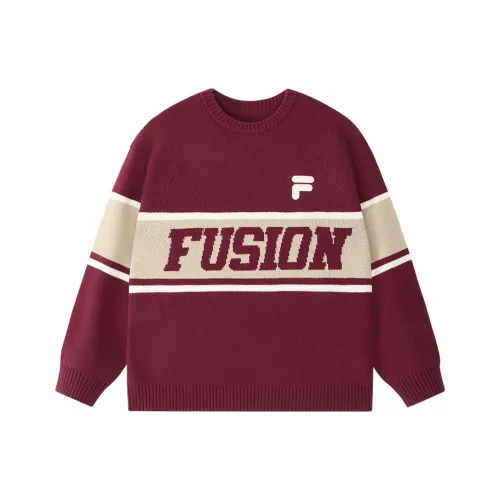 FILA FUSION Свитер Унисекс Премиум Сосна Красный