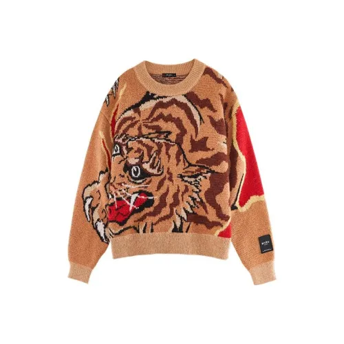 OCCUPY Oriental Dragon Rising Коричневый Унисекс Свитеры