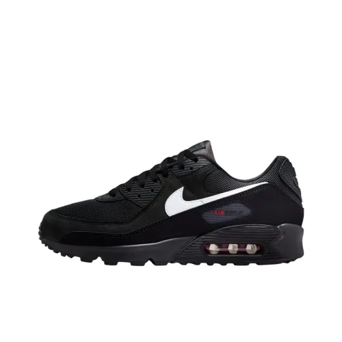 Nike Air Max 90 X 95 Low Топ Повседневные Беговые Кроссовки Унисекс Черный Белый