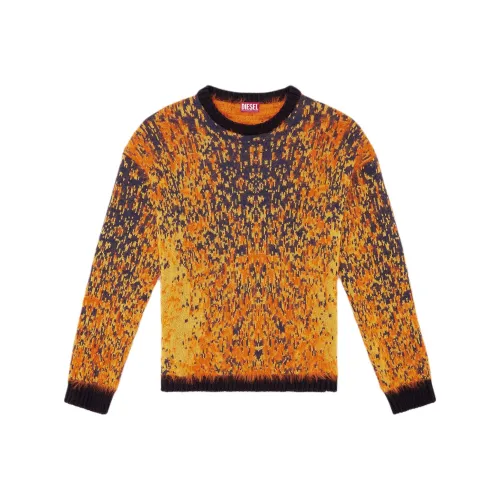 DIESEL Orange Men's Sweaters  
DIESEL Апельсиновые Мужские Свитера