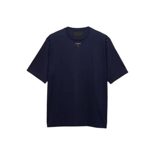 PRADA Мужские синие T-рубашки