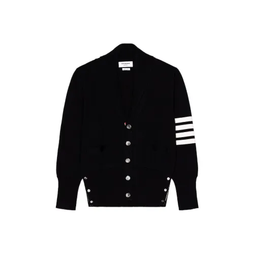 THOM BROWNE Морской синий Мужские свитеры