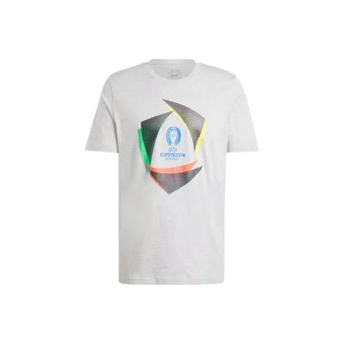Adidas UEFA EURO24 T-Shirt Мужской Серый