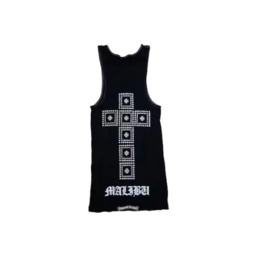 Chrome Hearts Топ без рукавов Мужской Черный