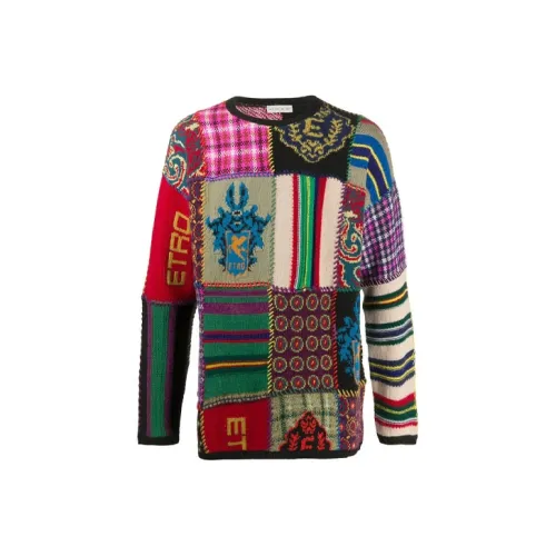 ETRO Многоцветные Мужские Кашемировые Свитера