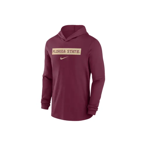 nike Dri Fit CollegeFlorida State FW24 Свитшот Мужской Гранат
