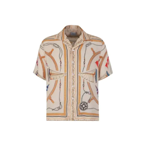 RHUDE Light Beige Men's Shirts RHUDE Светло-бежевые мужские рубашки