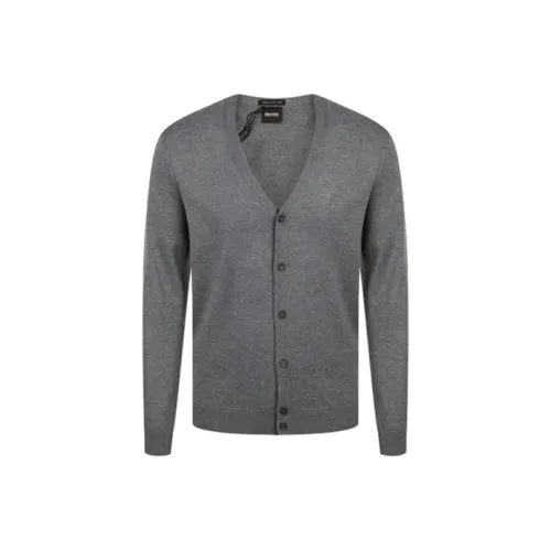 Hugo Boss Серые Мужские Свитера