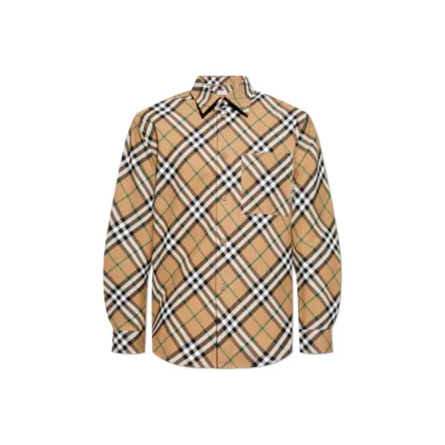 Burberry Коричневые Мужские Рубашки