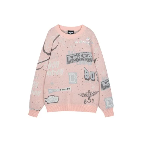 Boy London FW21 Свитер Унисекс Розовый
