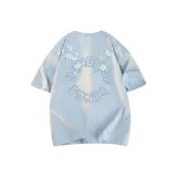 Дышащий/Мягкий/100% хлопок - Светло-синий