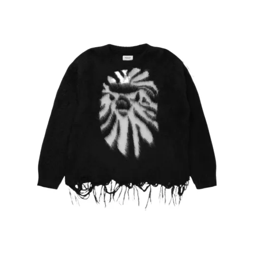 A BATHING APE Head Series Sweater Men's Black