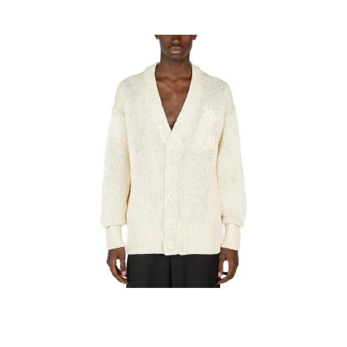 JIL SANDER Экрю Мужские Свитера