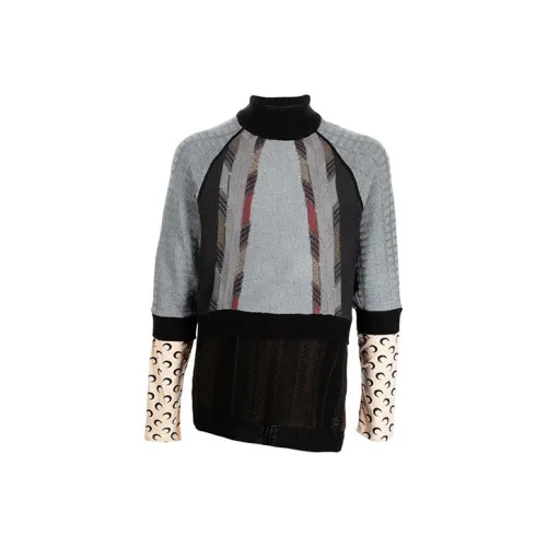 Marine Serre Серый Мужской Свитеры