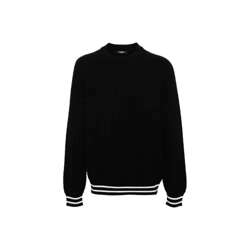 BALMAIN Черные Мужские Свитера