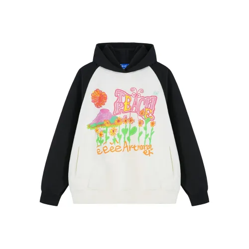 Teach Peace Черно-белая панда Унисекс Свитшоты