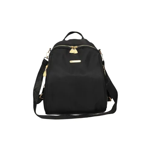 OUZIHUANG Нейлоновый рюкзак стандартный женский черный