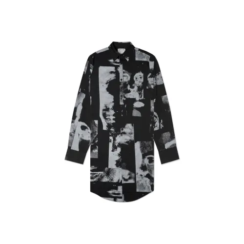 KIDSUPER STUDIOS FW24 Рубашка Унисекс Черный Белый