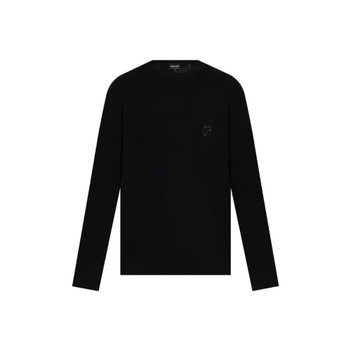GIORGIO ARMANI SS24 Свитер Мужской Черный
