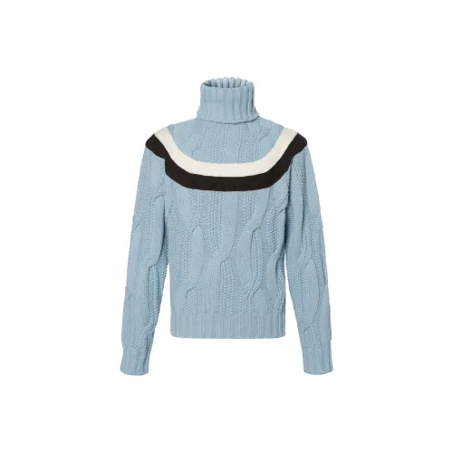 HERMES Небесно-голубой Мужские Свитера