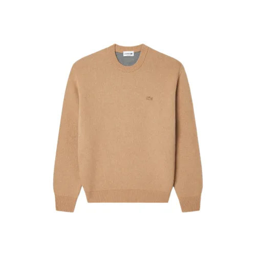 Свитеры для мужчин LACOSTE Collaboration коричневого цвета