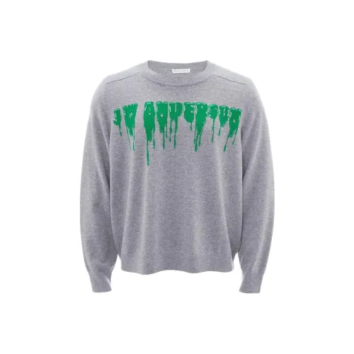 JW Anderson Серые Мужские Свитера