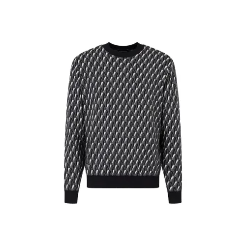 EMPORIO ARMANI Черные Мужские Свитера