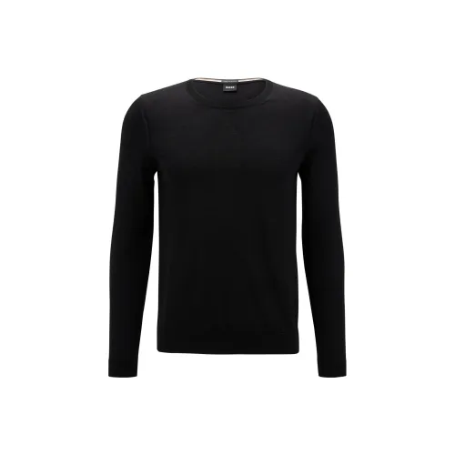 Hugo Boss Черные Мужские Свитера