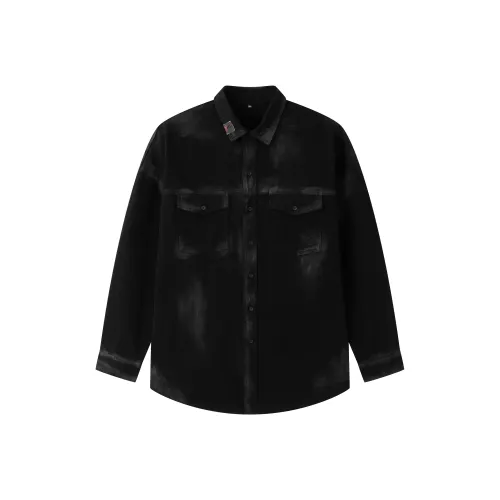 Fearless East Рубашка Унисекс Выцветший Черный