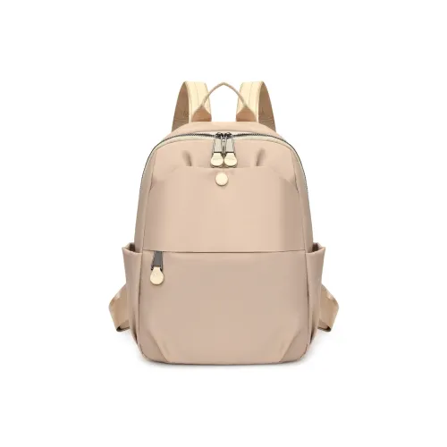 OURFUN Нейлон Рюкзак Женские Экрю Черный Фиолетовый Хаки