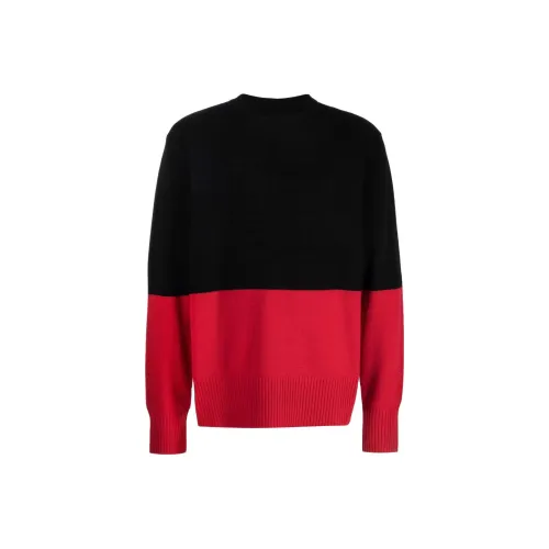 Givenchy Черный Красный Мужской Кашемировый Свитер