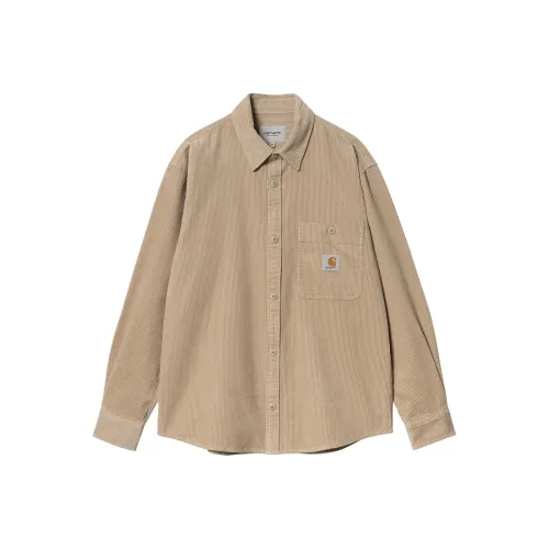 Carhartt WIP L S Flint Рубашка Мужская Светлый хаки