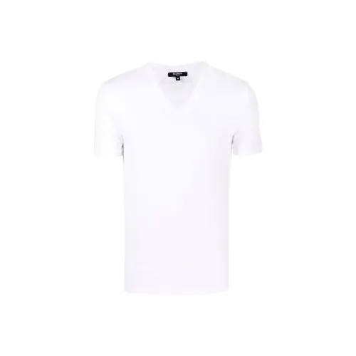 BALMAIN Белая Мужская T-рубашка
