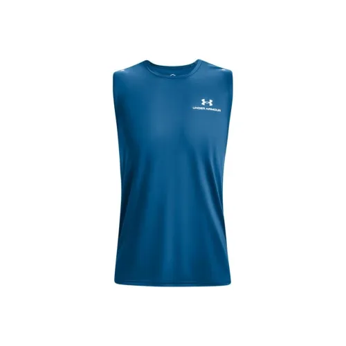 Under Armour RUSH Майка Мужская Синяя