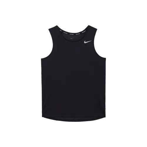 Nike Dri Fit MILER Бег Майка Мужская Черная