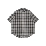 Серый, черный, узор "гусиная лапка"