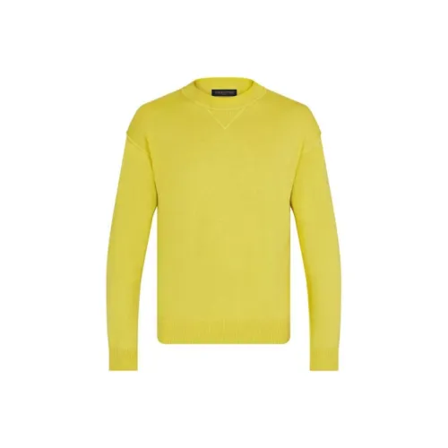 LOUIS VUITTON FW21 Свободный крой Трикотаж Мужской Желтый