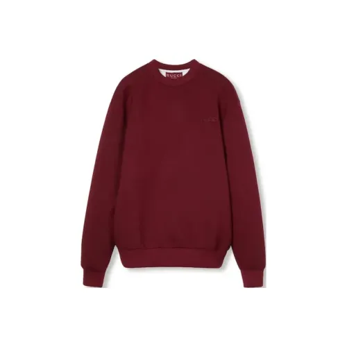 GUCCI FW24 Толстовка Мужской Бордовый