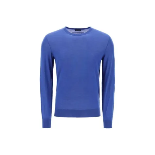 Ermenegildo Zegna Men's Blue Sweaters  
Эргенжильдо Зегна Мужские Синие Свитера