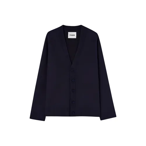 JIL SANDER Темно-синие мужские свитеры