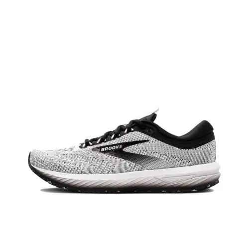 Brooks Revel 7 Low Топ Беговые кроссовки Женские Белый Черный