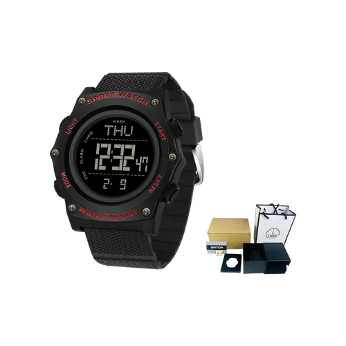 Sanda Electronic Механические часы Унисекс Черный циферблат