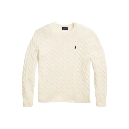 Polo Ralph Lauren FW22 Кашемировый свитер мужской кремовый