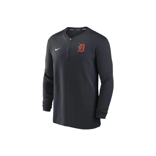 nike x MLB Detroit Tigers Authentic Collection Game Time Свитшот Мужской Синий