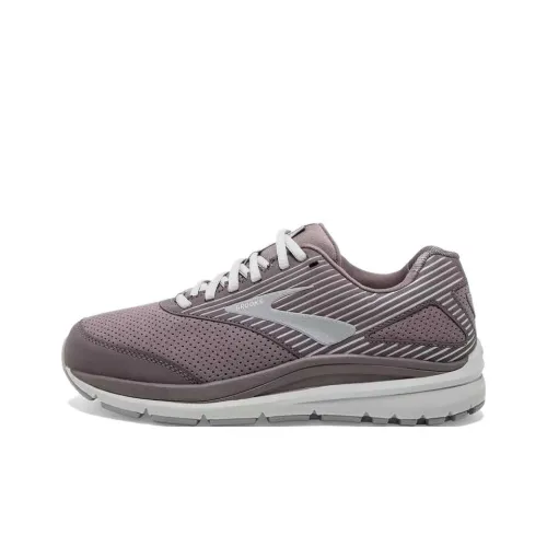 Brooks Addiction Walker Low Топ Беговые кроссовки Женские Серый Фиолетовый